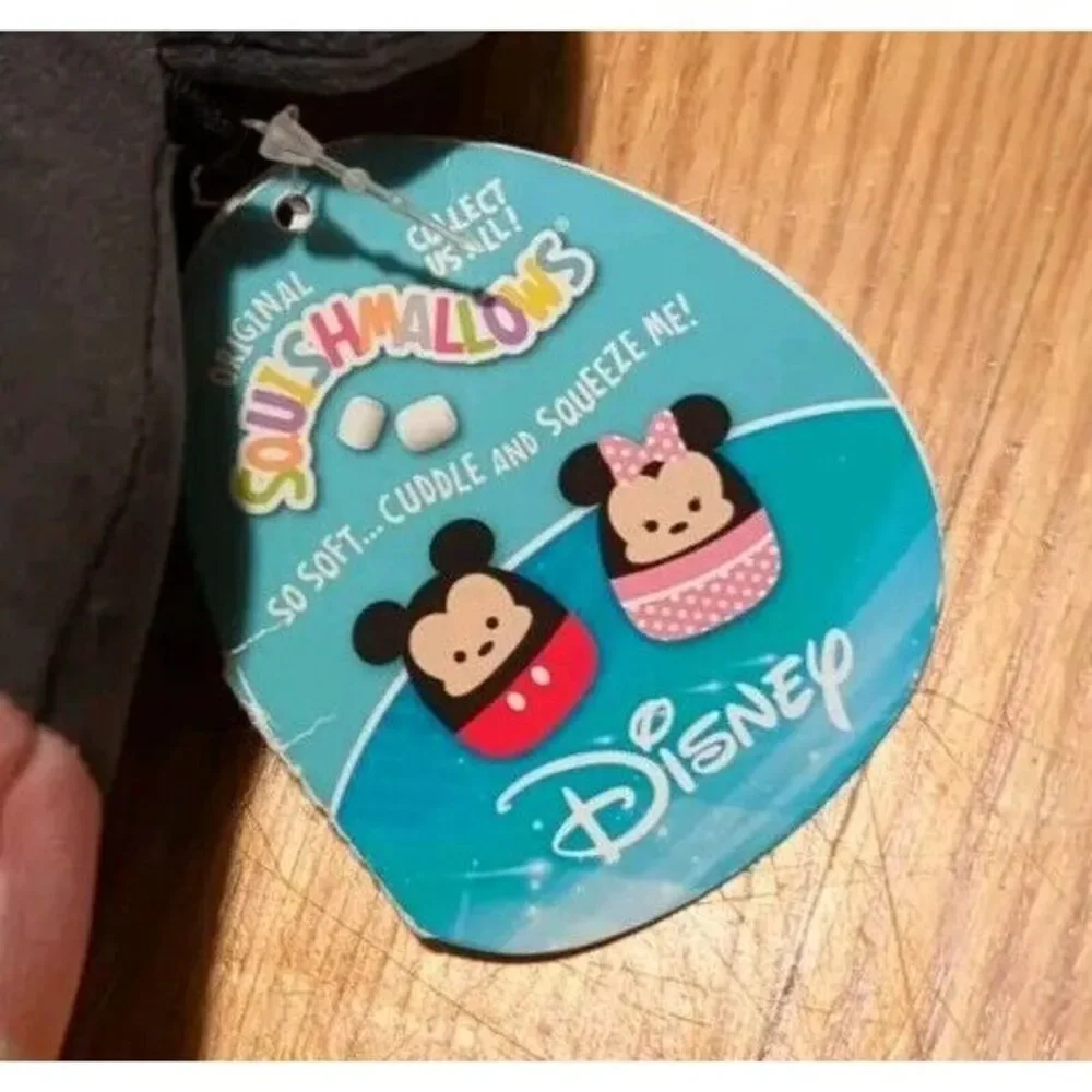 Squishmallows Original Disney 8" Minnie Mouse Plush Pink Polka‎ Dot Bow Soft - Picture 2 of 3